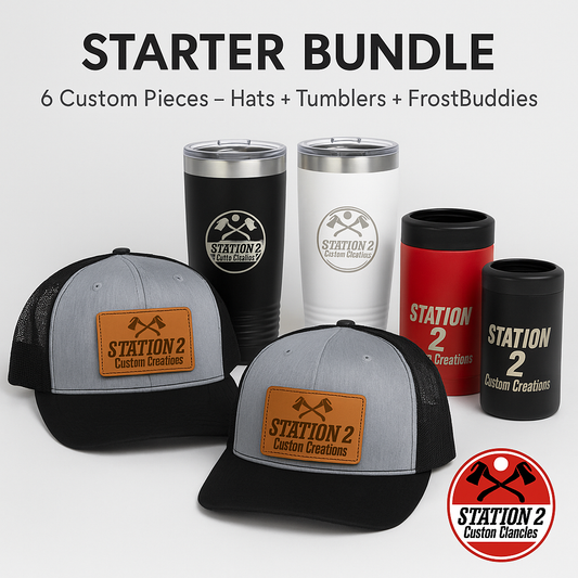 Business Starter Bundle – 6-Pack Custom Merch Kit