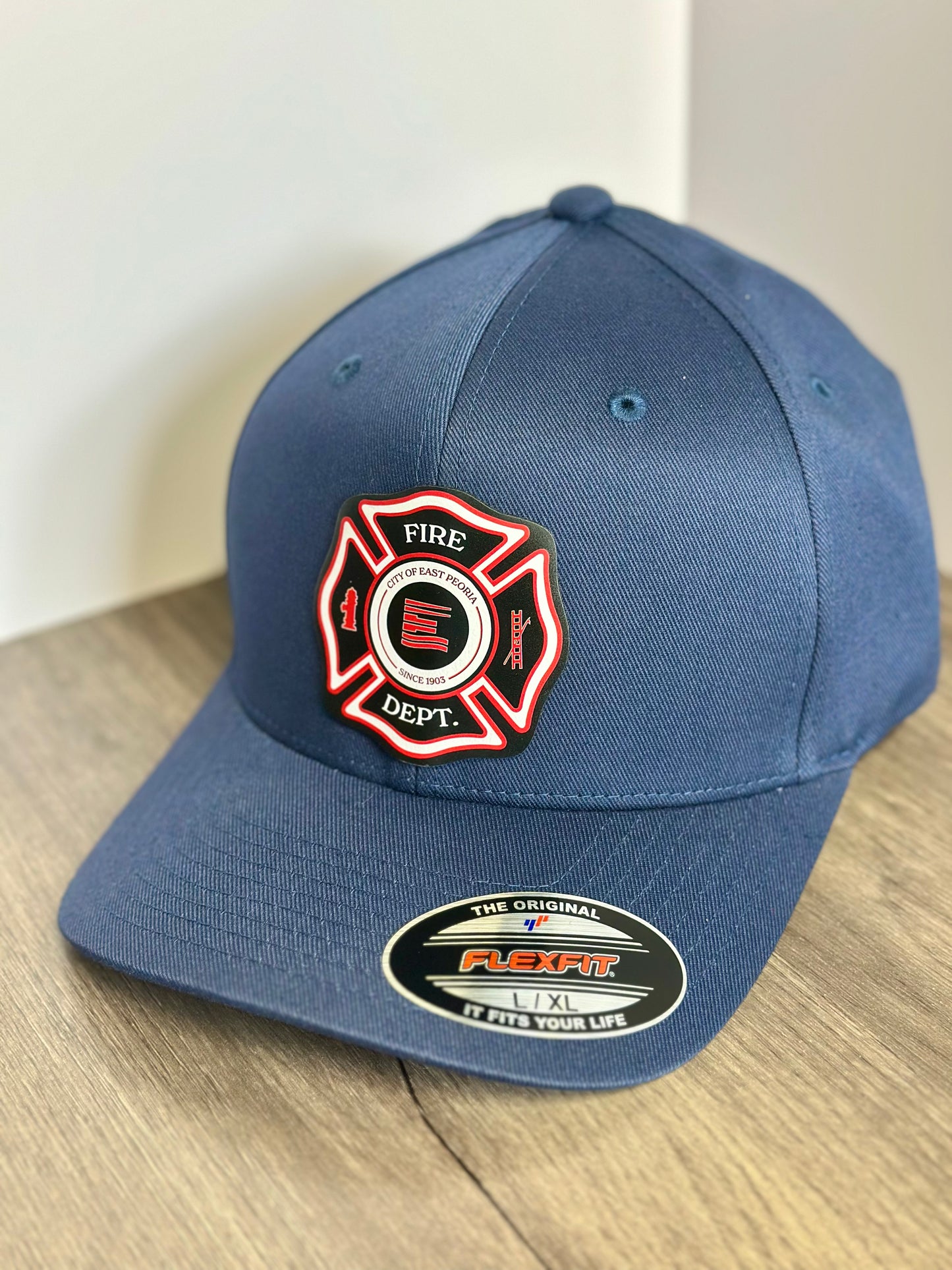 East Peoria Fire Hat – Full Color Printed Patch