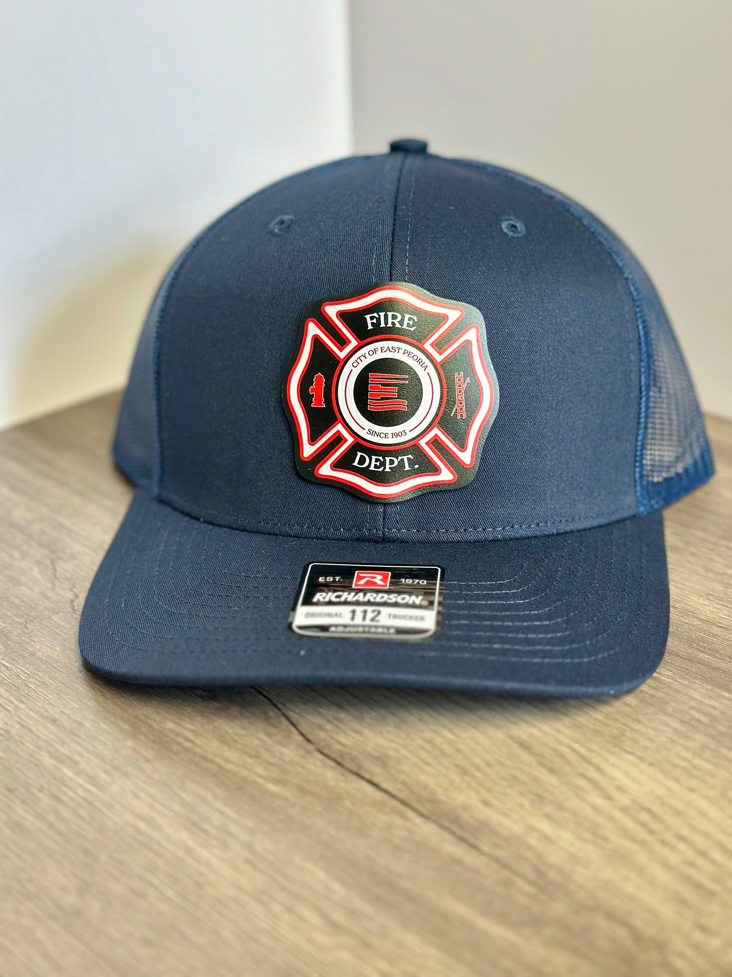 East Peoria Fire Hat – Full Color Printed Patch
