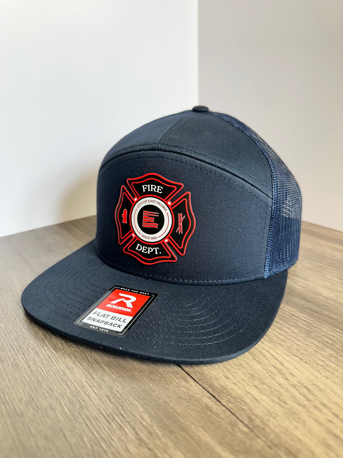East Peoria Fire Hat – Full Color Printed Patch