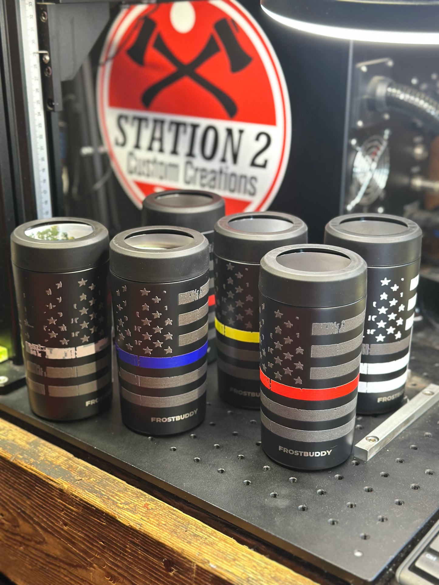 FrostBuddy Universal Can Cooler — Custom First Responder Engraved