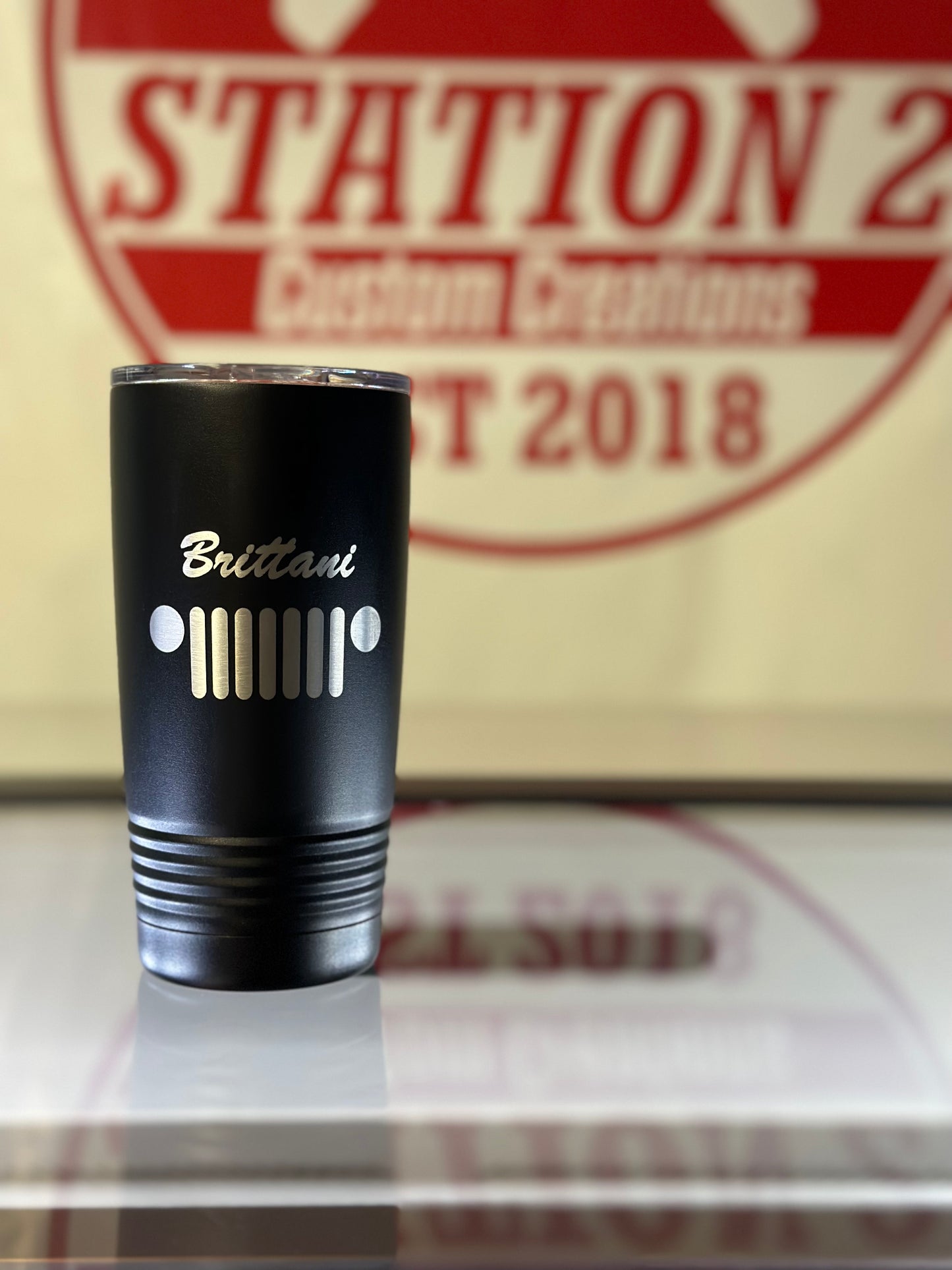 Custom Engraved Freedom Trail Tumbler – 20 oz