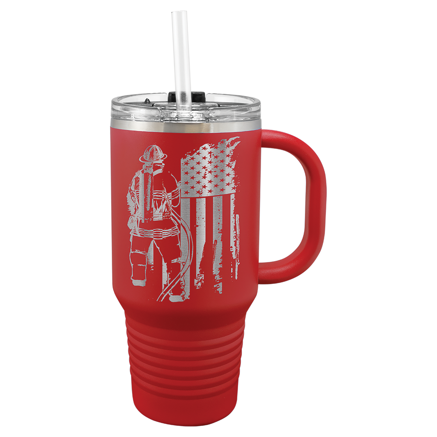 Custom Engraved Polar Camel Tumblers – 32 oz with Handle & Straw