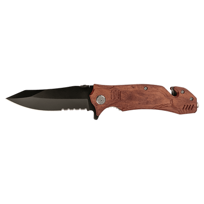 Custom Engraved Bison River Rescue Knife – Personalized Handle