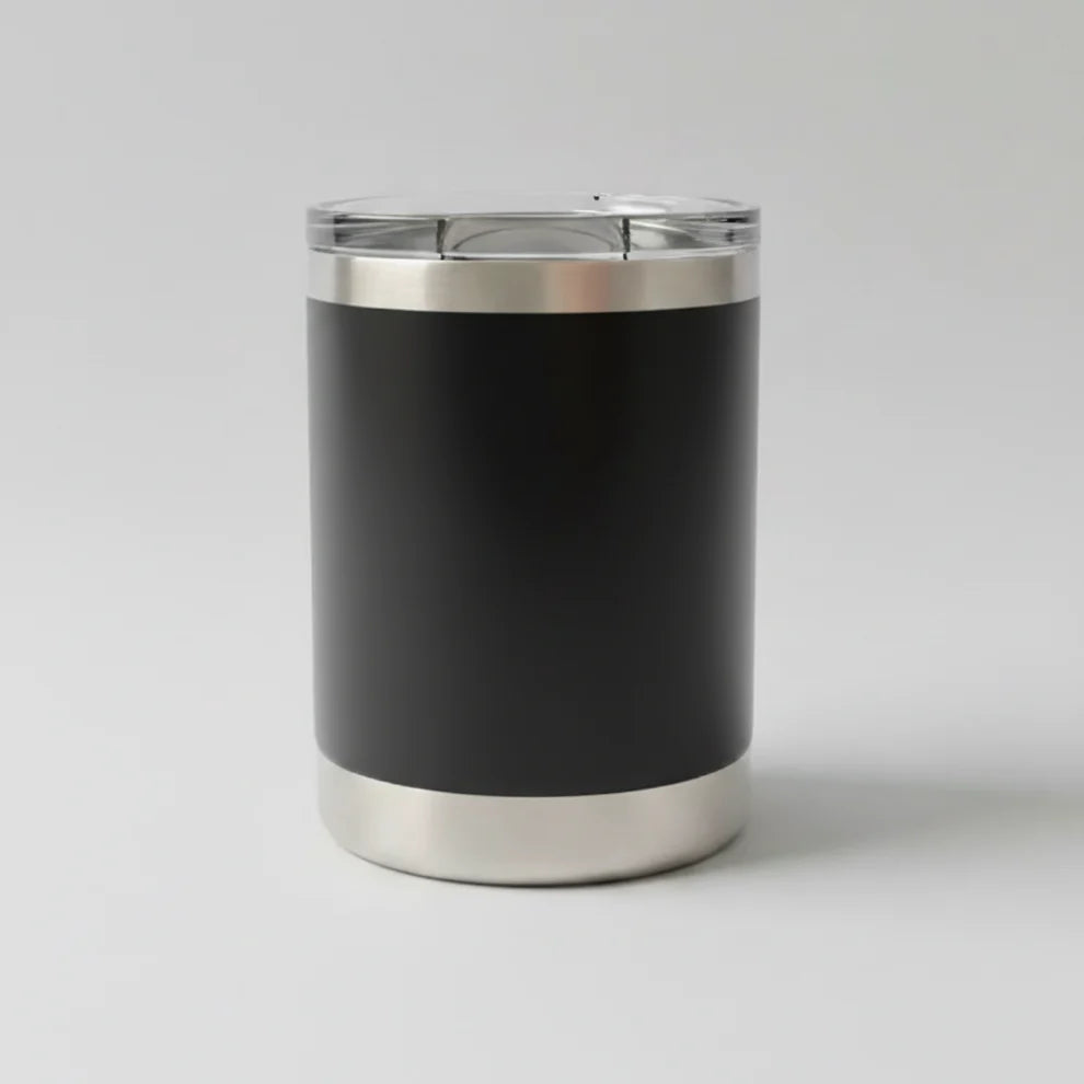 Premium Lowball Custom Engraved Tumbler – 10oz