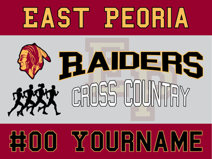 East Peoria Raiders Personalized Yard Sign – Multiple Sports Available