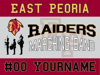 East Peoria Raiders Personalized Yard Sign – Multiple Sports Available