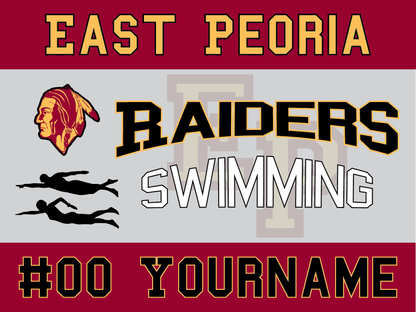 East Peoria Raiders Personalized Yard Sign – Multiple Sports Available