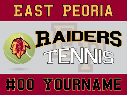 East Peoria Raiders Personalized Yard Sign – Multiple Sports Available