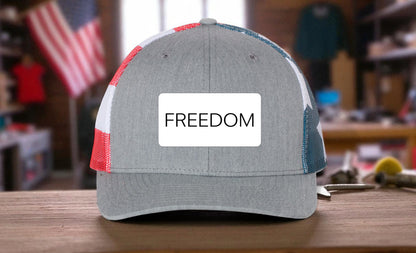 FREEDOM Leatherette Patch Hat – Richardson 112