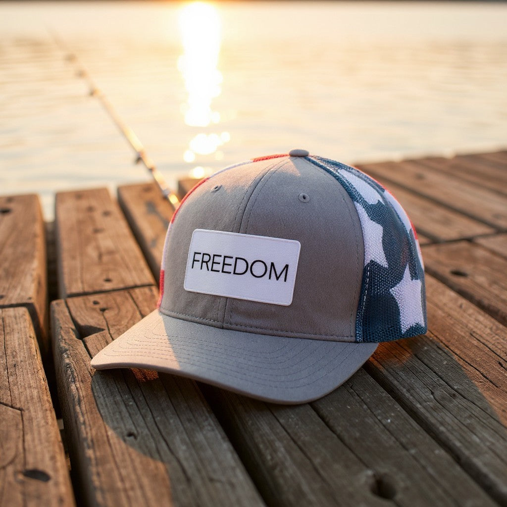 FREEDOM Leatherette Patch Hat – Richardson 112