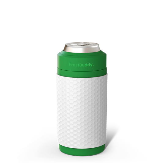 Golf FrostBuddy Universal Can Cooler — premium stainless steel can holder for all drink sizes