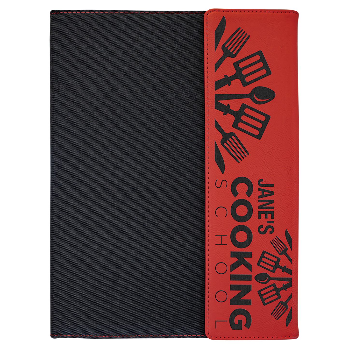 Custom Engraved Leatherette Portfolio with Notepad – 9.5" x 12"