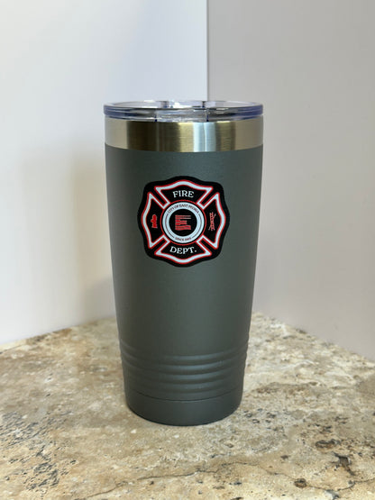 East Peoria Fire Tumbler – Full Color Maltese with Optional Name