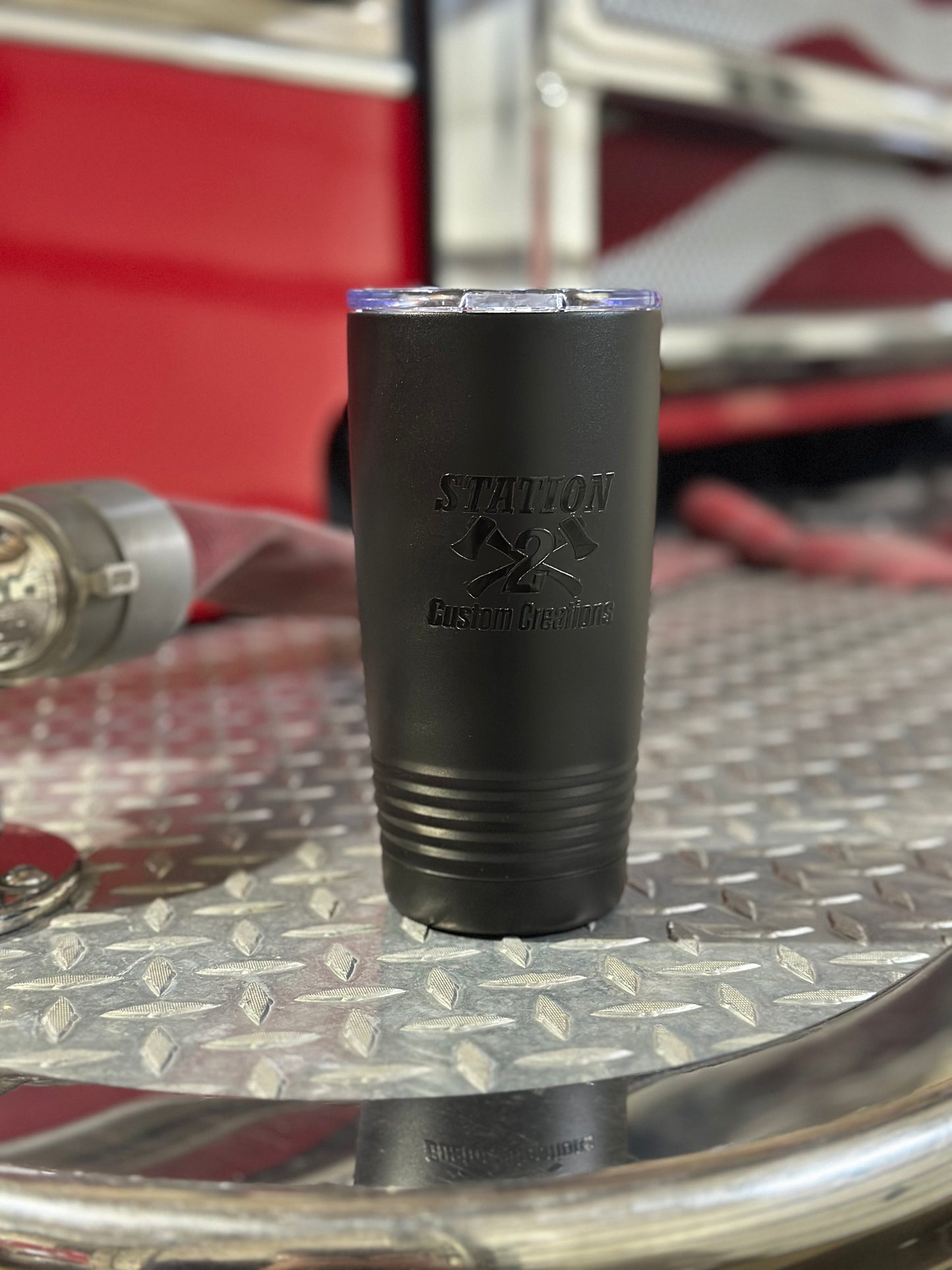 Obsidian Series – Custom Gloss-Printed Matte Black Drinkware