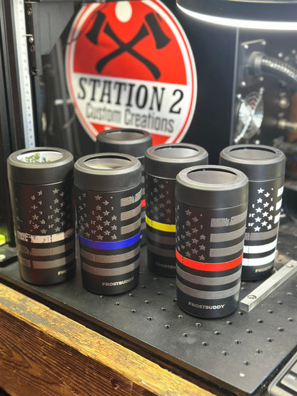 FrostBuddy Universal Can Cooler — Custom First Responder Engraved
