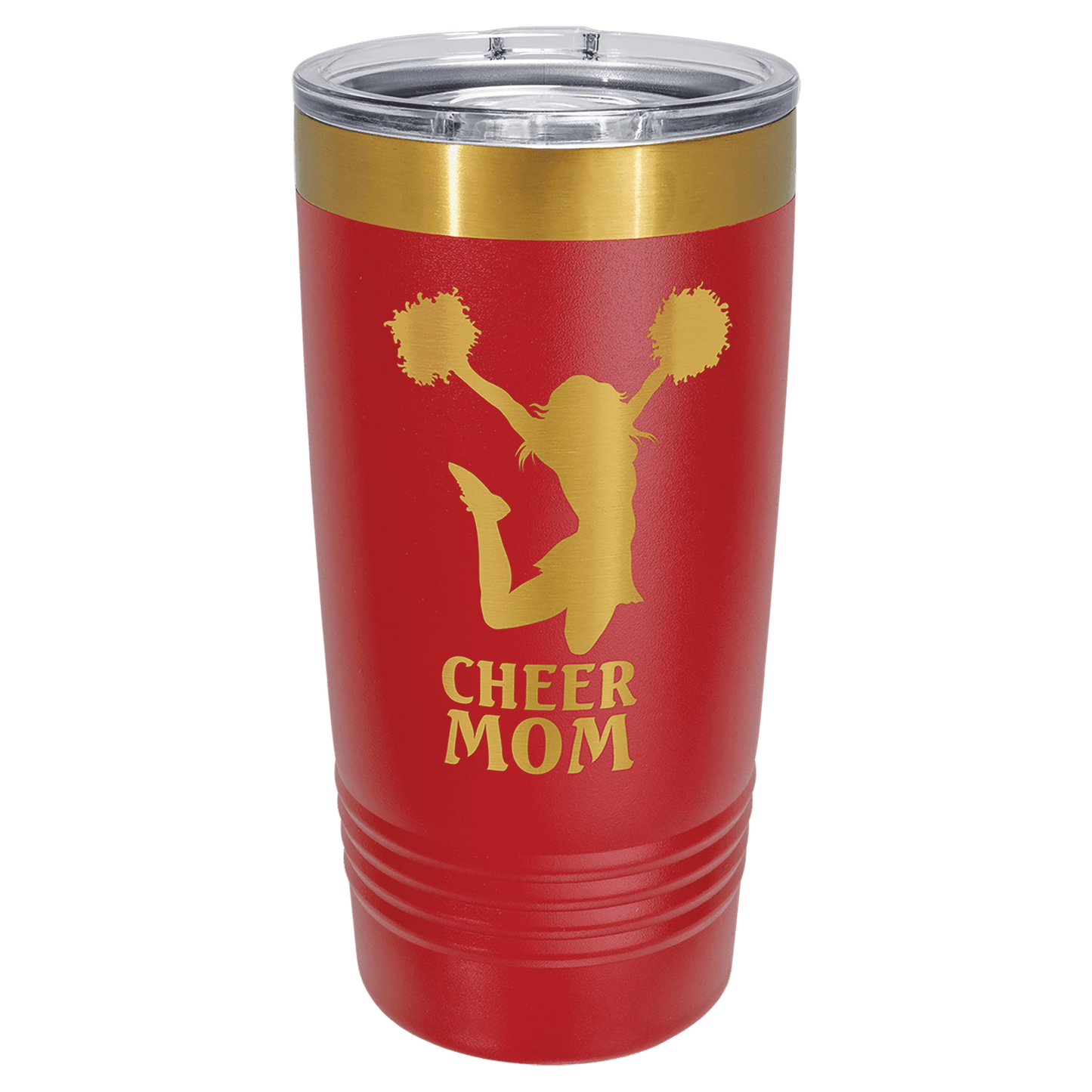 Custom Engraved 20oz Bright Gold Ion-Plated Tumbler