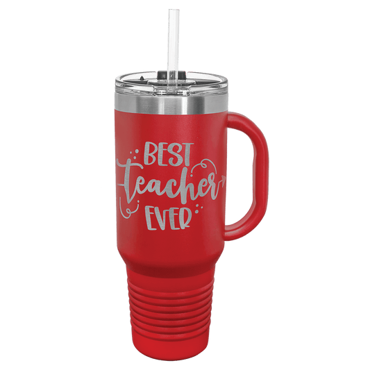 Custom Engraved Polar Camel Tumblers – 40 oz with Handle & Straw