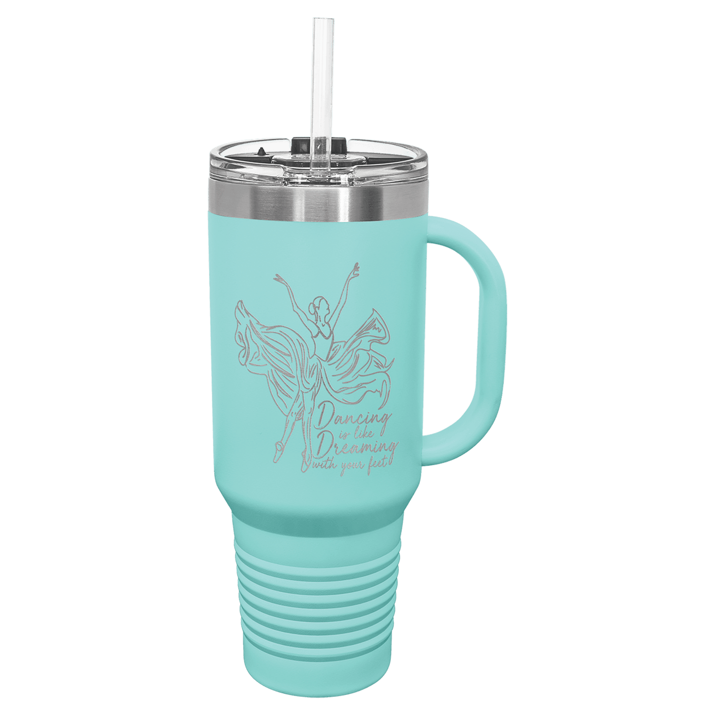 Custom Engraved Polar Camel Tumblers – 40 oz with Handle & Straw