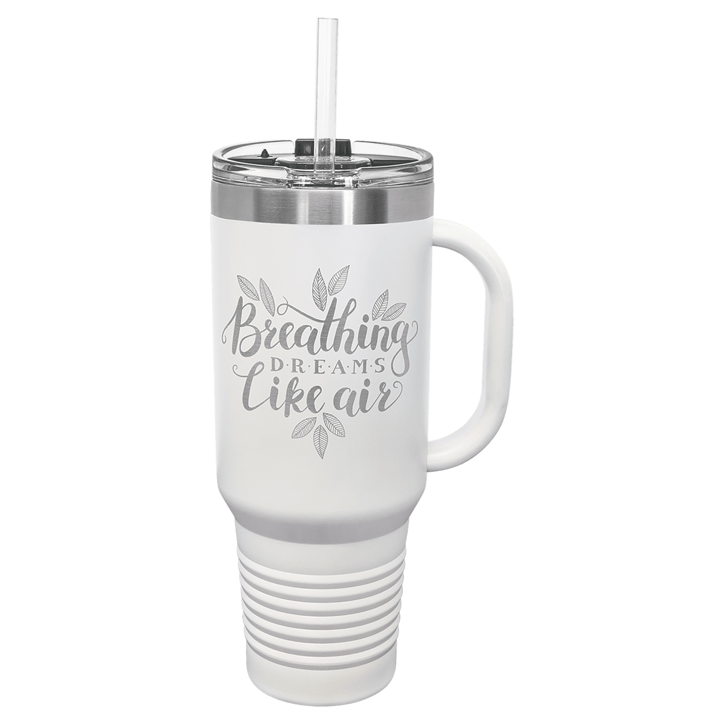 Custom Engraved Polar Camel Tumblers – 40 oz with Handle & Straw