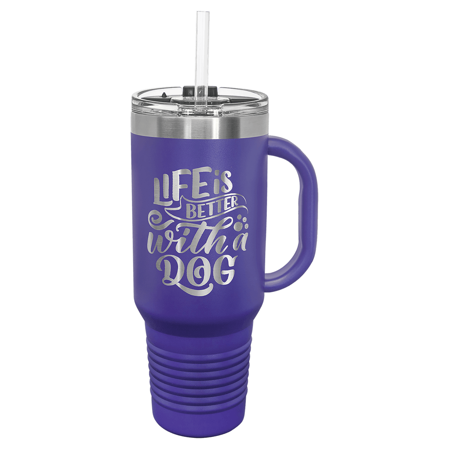 Custom Engraved Polar Camel Tumblers – 40 oz with Handle & Straw