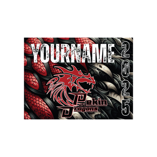 Pekin JFL Custom Player Yard Sign – 18x24 with Stake