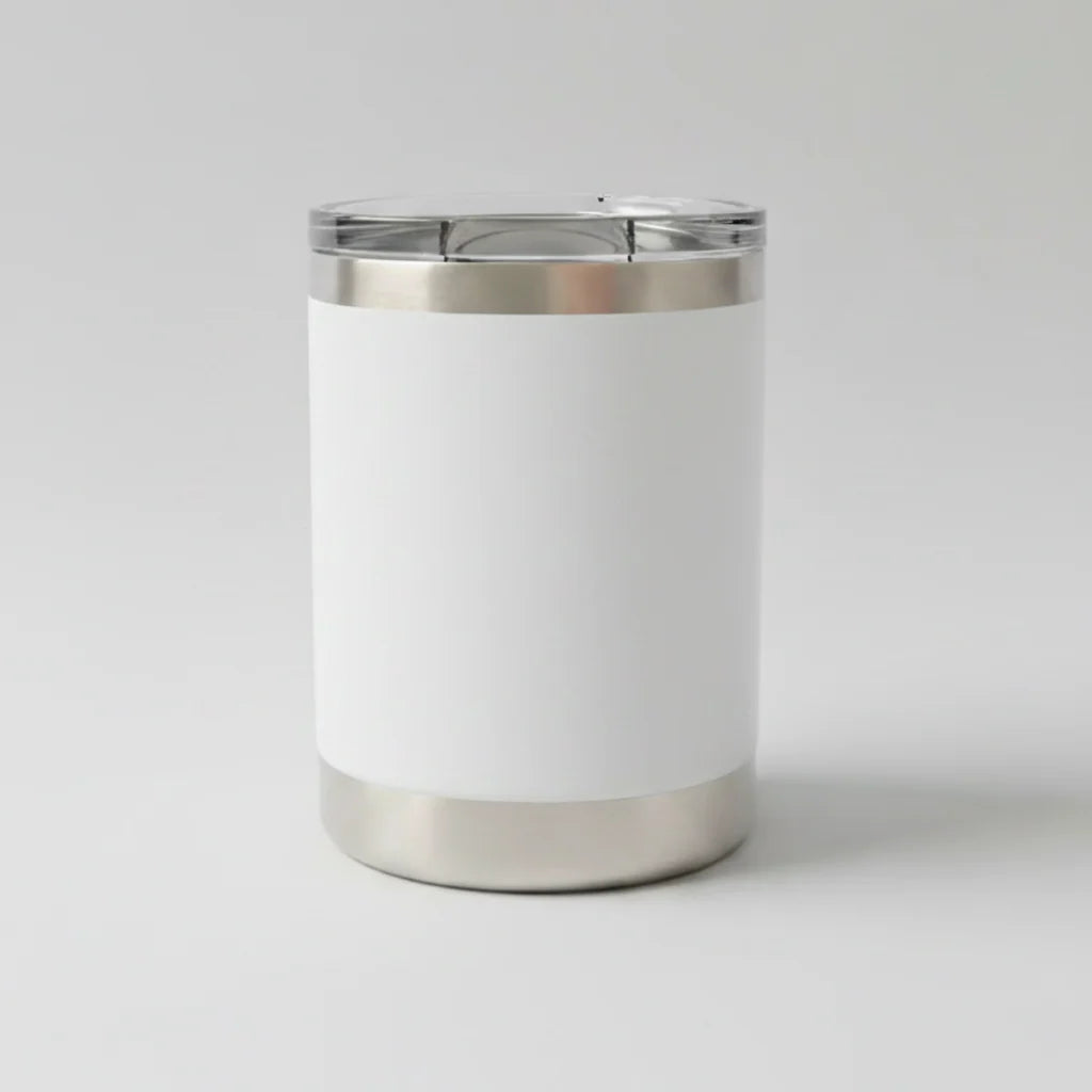Premium Lowball Custom Engraved Tumbler – 10oz
