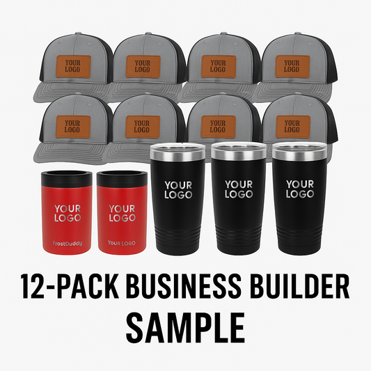 Business Builder Bundle – 12-Pack Custom Merch Kit