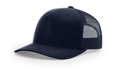 Navy Richardson 112 trucker hat blank