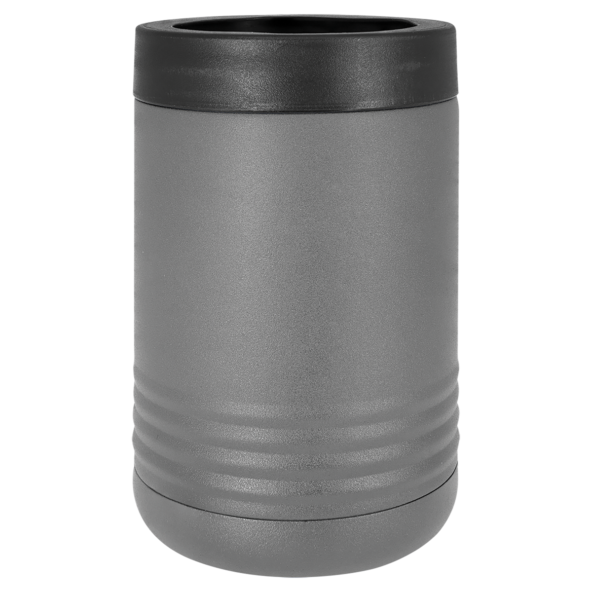 Dark Grey Polar Camel 12oz standard can holder, ready for custom engraving