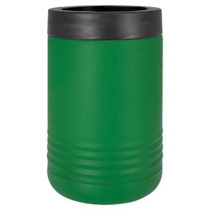 Green Polar Camel 12oz standard can holder, ready for custom engraving