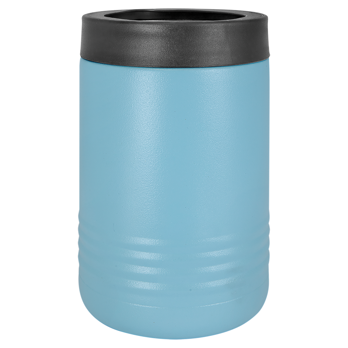Light Blue Polar Camel 12oz standard can holder, ready for custom engraving