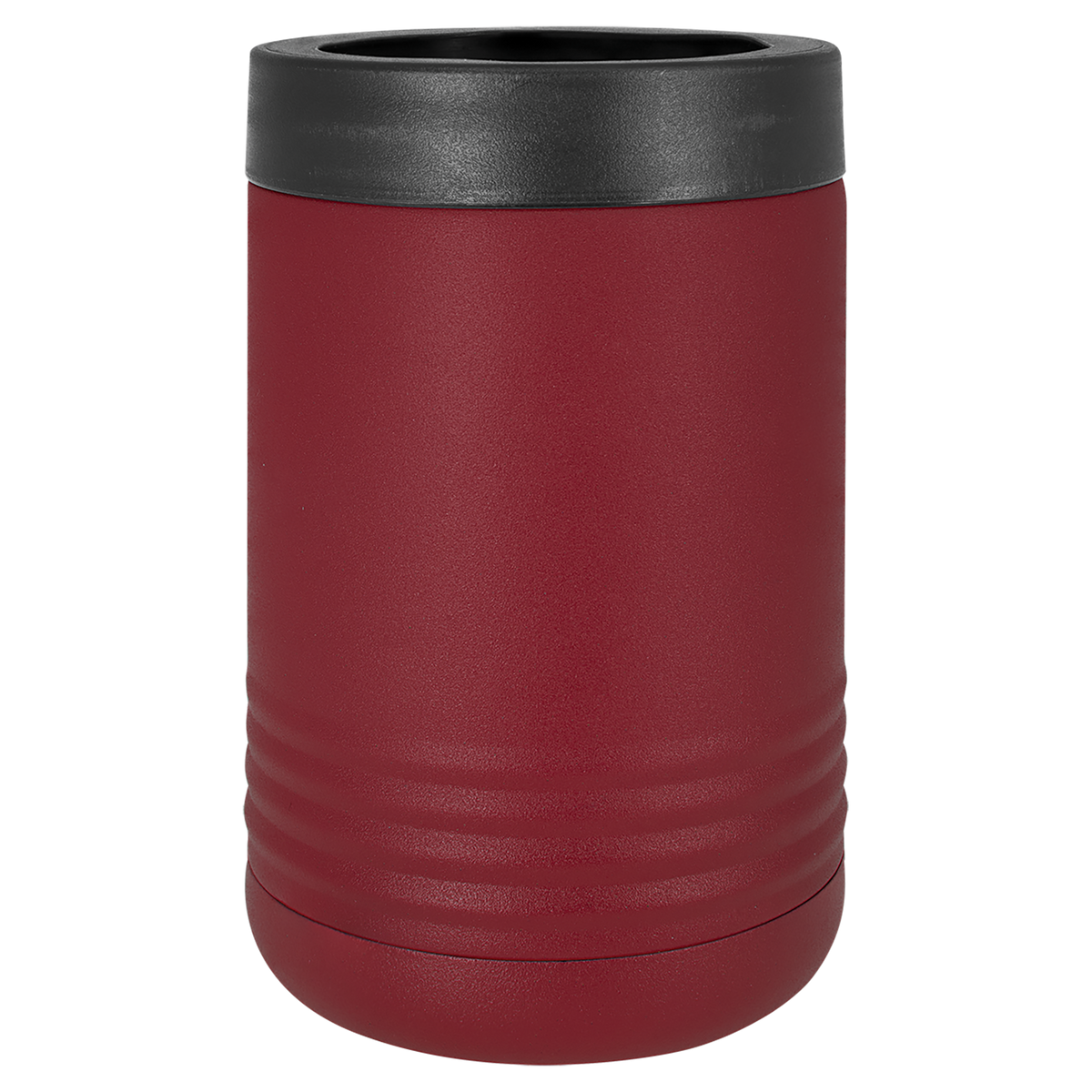 Maroon Polar Camel 12oz standard can holder, ready for custom engraving