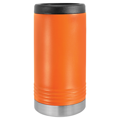 Orange Polar Camel 12oz slim can holder, ready for custom engraving