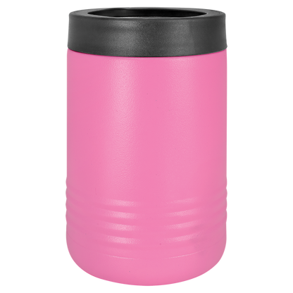 Pink Polar Camel 12oz standard can holder, ready for custom engraving