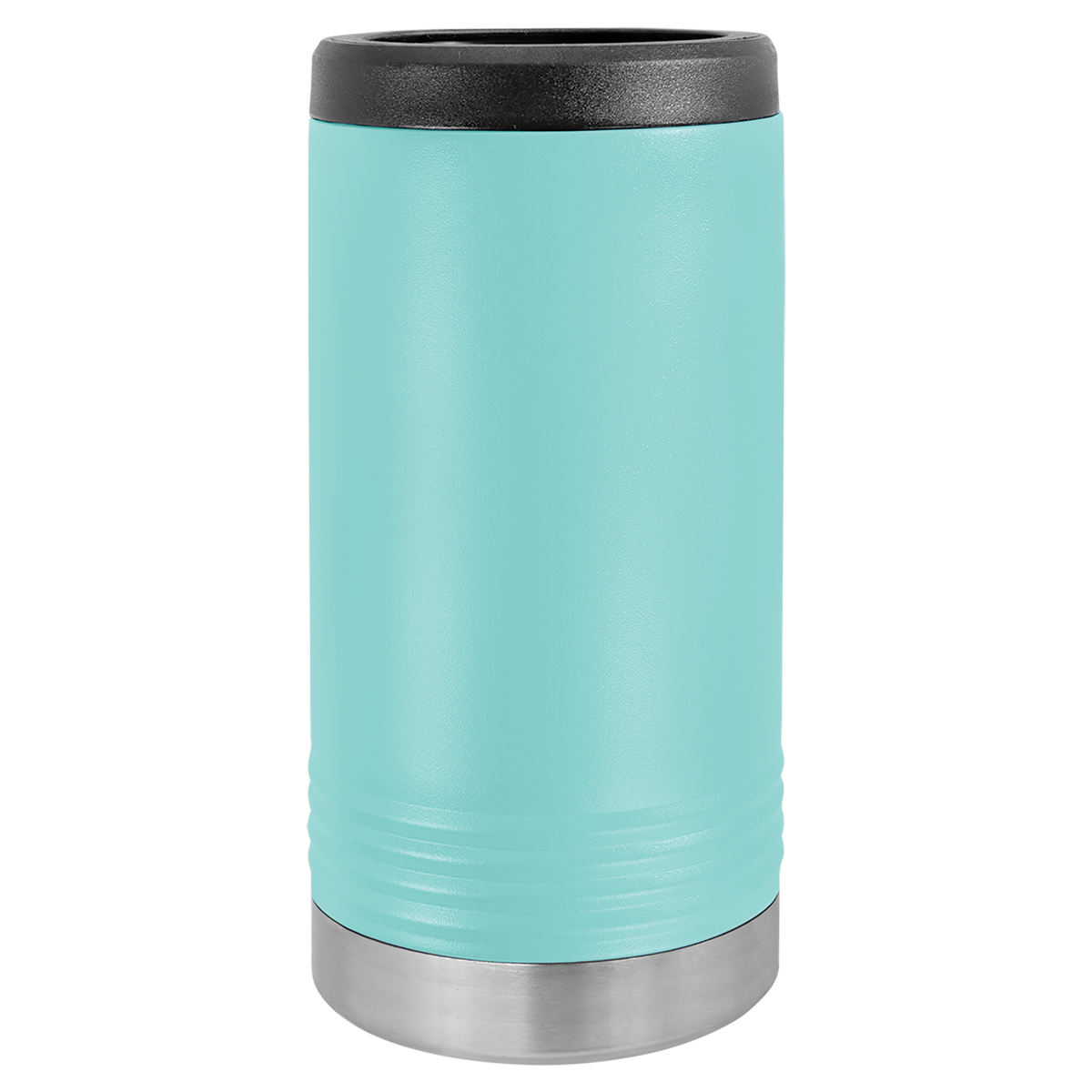 Teal Polar Camel 12oz slim can holder, ready for custom engraving