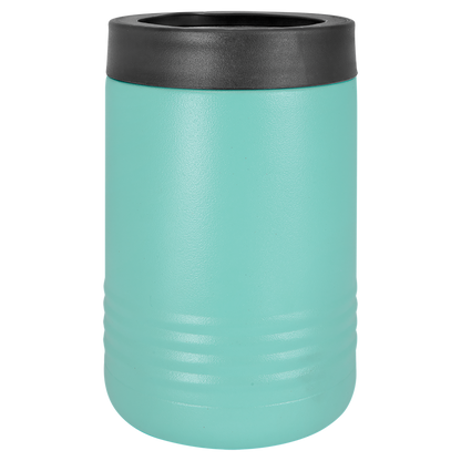 Teal Polar Camel 12oz standard can holder, ready for custom engraving