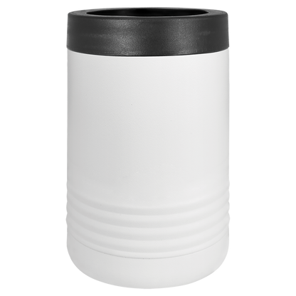 White Polar Camel 12oz standard can holder, ready for custom engraving