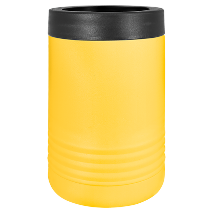 Yellow Polar Camel 12oz standard can holder, ready for custom engraving