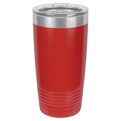 Red 20oz tumbler color option for the Freedom Trail engraved design