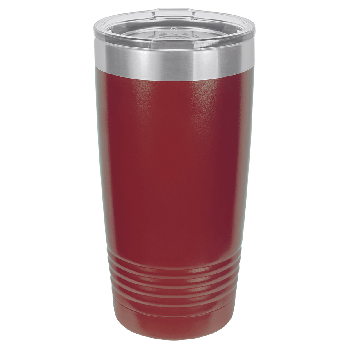 Maroon 20oz tumbler color option for the Top Dad engraved design