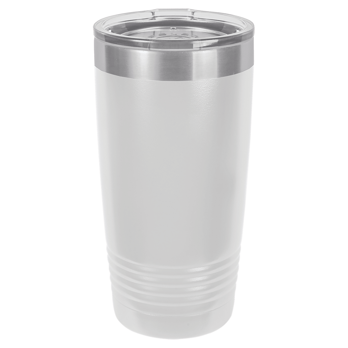 White 20oz tumbler color option for the Top Dad engraved design
