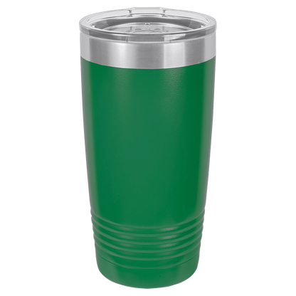 Green 20oz tumbler color option for the We The People engraved design