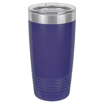 Purple 20oz tumbler color option for the We The People engraved design