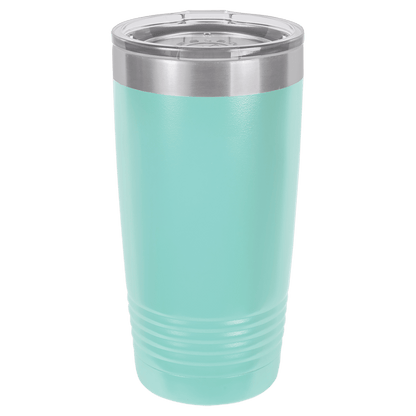 Teal 20oz tumbler color option for the We The People engraved design