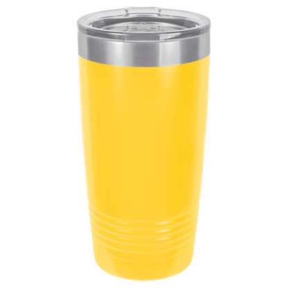 Yellow 20oz tumbler color option for the We The People engraved design